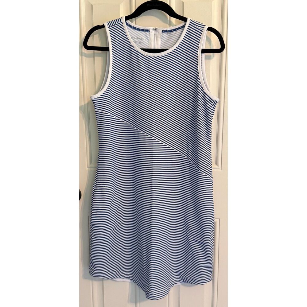 Tommy Bahama Women's Blue/White Stripe IslandZone Dress size M